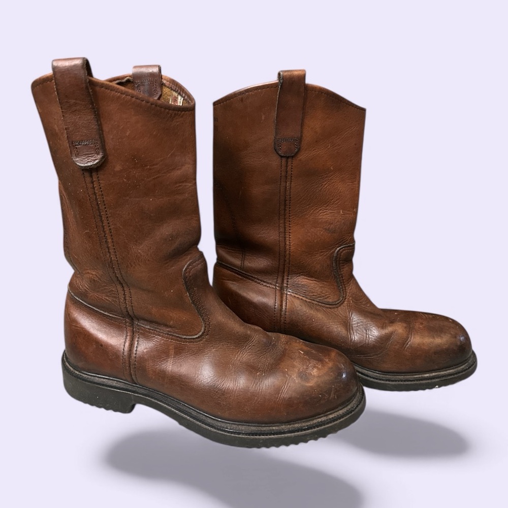 Vintage Men's Red Wing  Steel-toe Boots